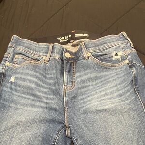 Torrid Women's Distressed Blue Skinny Jeans